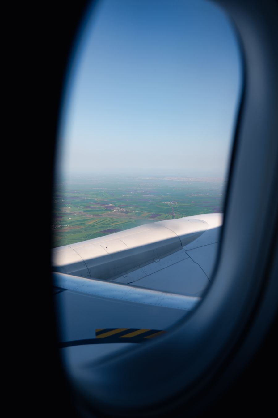 view from an airplane window — Le quartier d'affaires de DR Congo : le partage alimente toute la réunion.