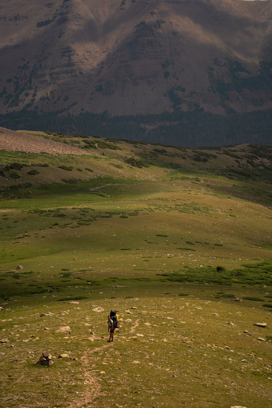 a person walking on a trail in the mountains — Le pass rail de Luxembourg : horaires en direct, réservations de sièges dans l'app.