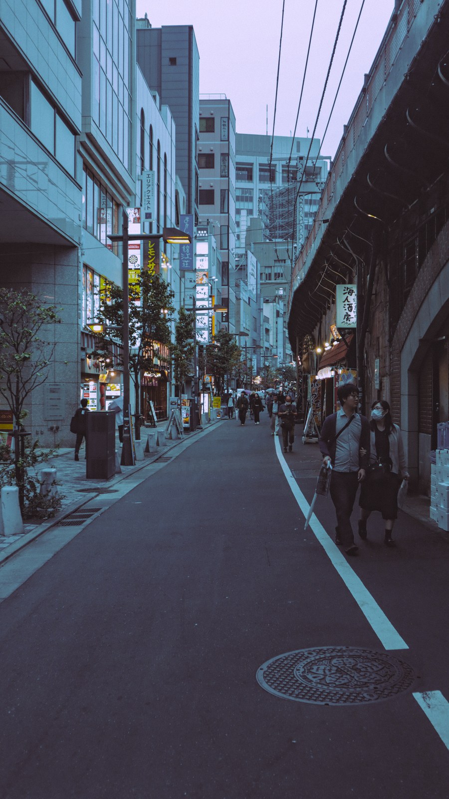 night street scene in tokyo s urban landscape — Lost in the medina, found by GPS: the blue dot never lies.